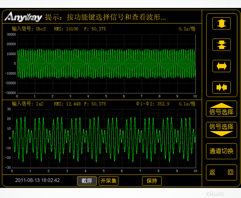 異步電動(dòng)機(jī)定子疊頻法熱試驗(yàn)電源波形