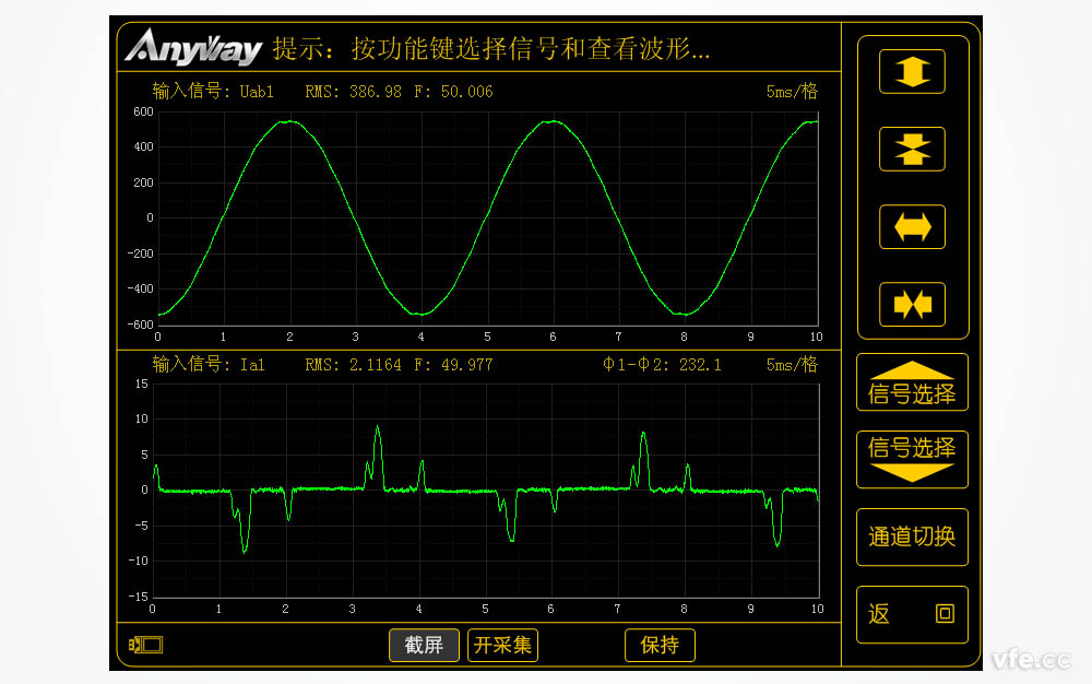 低壓變頻器輸入電流、電壓