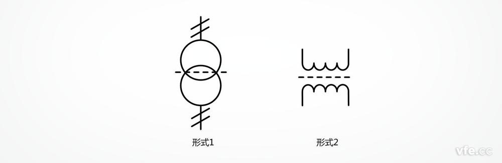 繞組間有屏蔽的雙繞組單相變壓器