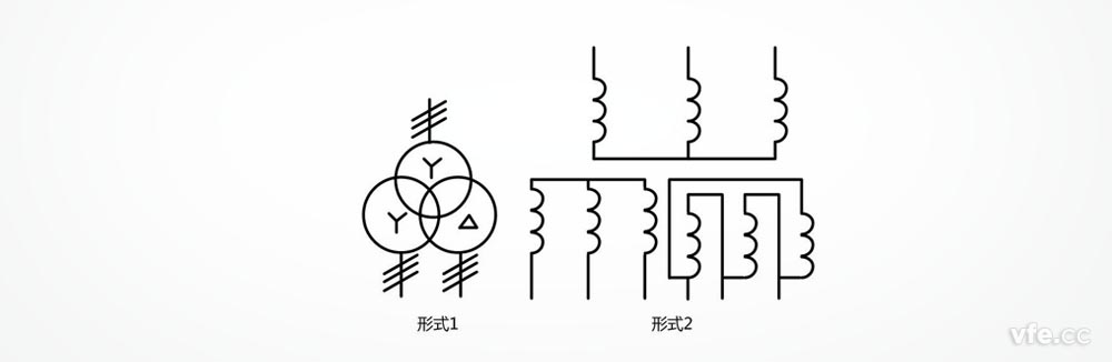 星形星形三角形連接的三相變壓器