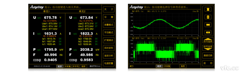 直驅(qū)永磁風(fēng)力發(fā)電機(jī)組試驗臺測試界面截圖