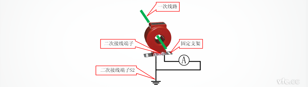 測(cè)量中電流互感器的接線圖