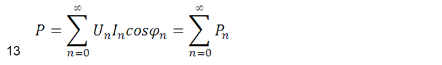 非正弦電路有功功率計(jì)算公式