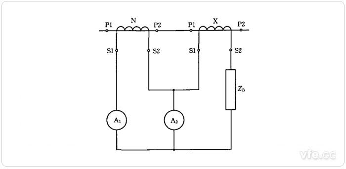 電流互感器復(fù)合誤差測量電路圖