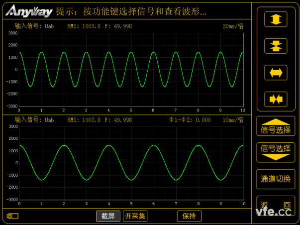 電快速瞬變脈沖群抗干擾度試驗前波形